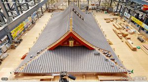 第一次大極殿院 南門復原整備工事：大屋根
